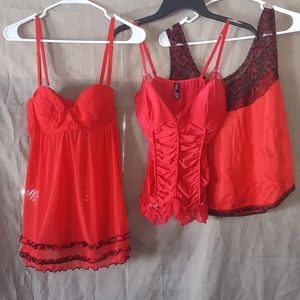 Red Nightie Tops